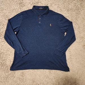 POLO by Ralph Lauren MEN'S CLASSIC FIT LARGE LS COLLARED SHIRT IN EUC!!